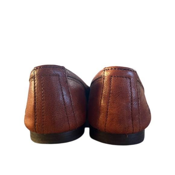 Frye Brown Leather Flats - Picture 2 of 5